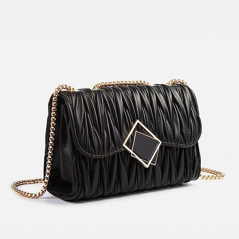 Compact Leather Bag - Vienza