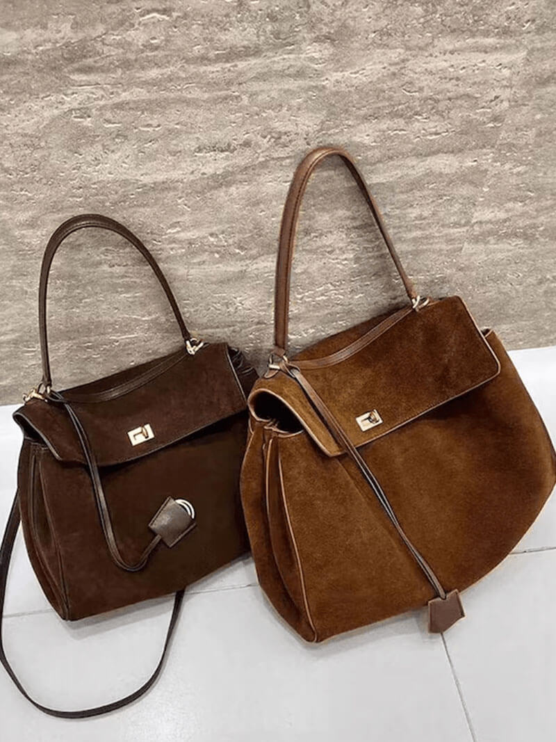 Ivana Suede Bag